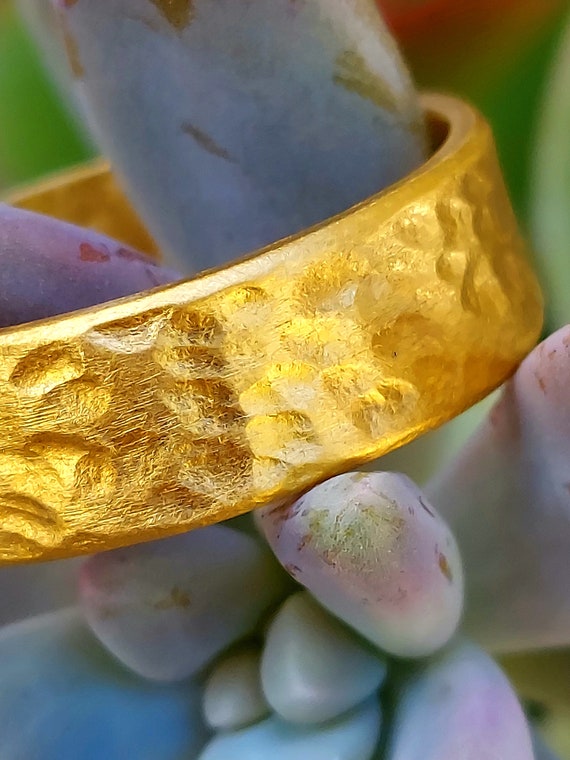 24k gold cheap wedding band