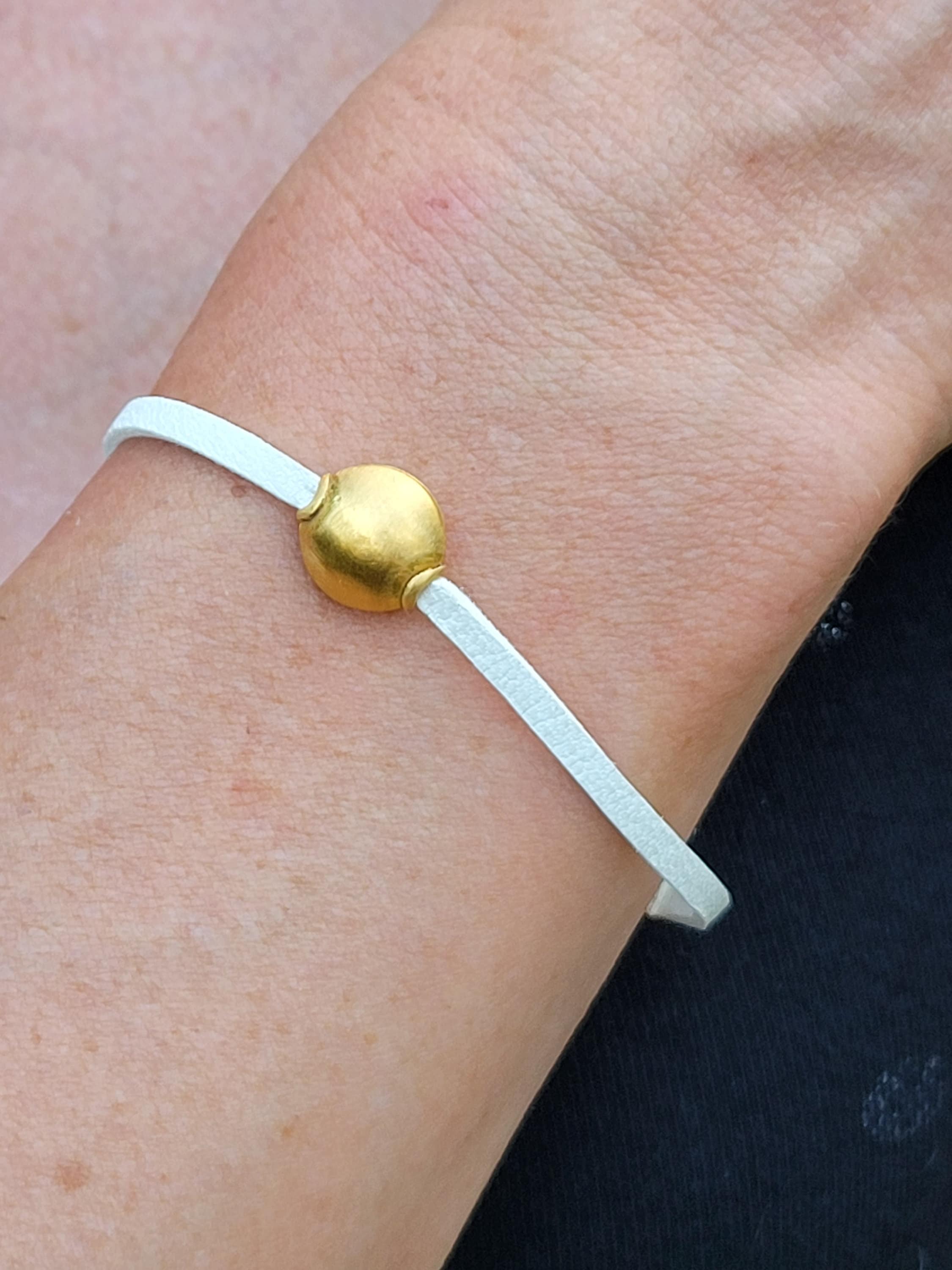 24k gold bead bracelet outlet