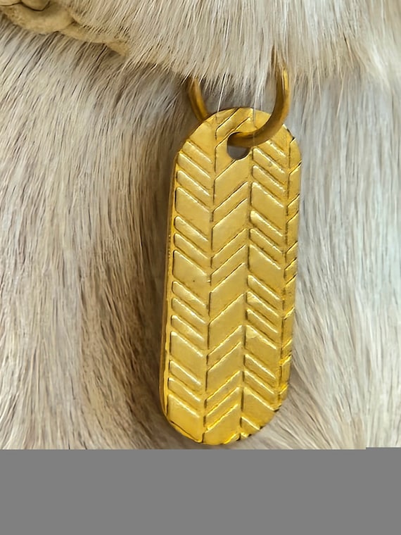 24k Gold Dog Tag - Gold Dog Tag - 24k Gold ID Tag - Solid Gold Dog