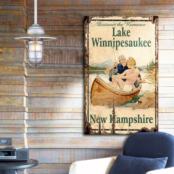 Custom Lake House Decor Personalized Cabin Sign Gift For Etsy