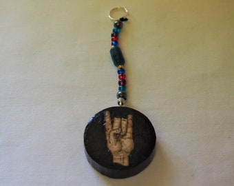 Small Horned Hand Protection Charm