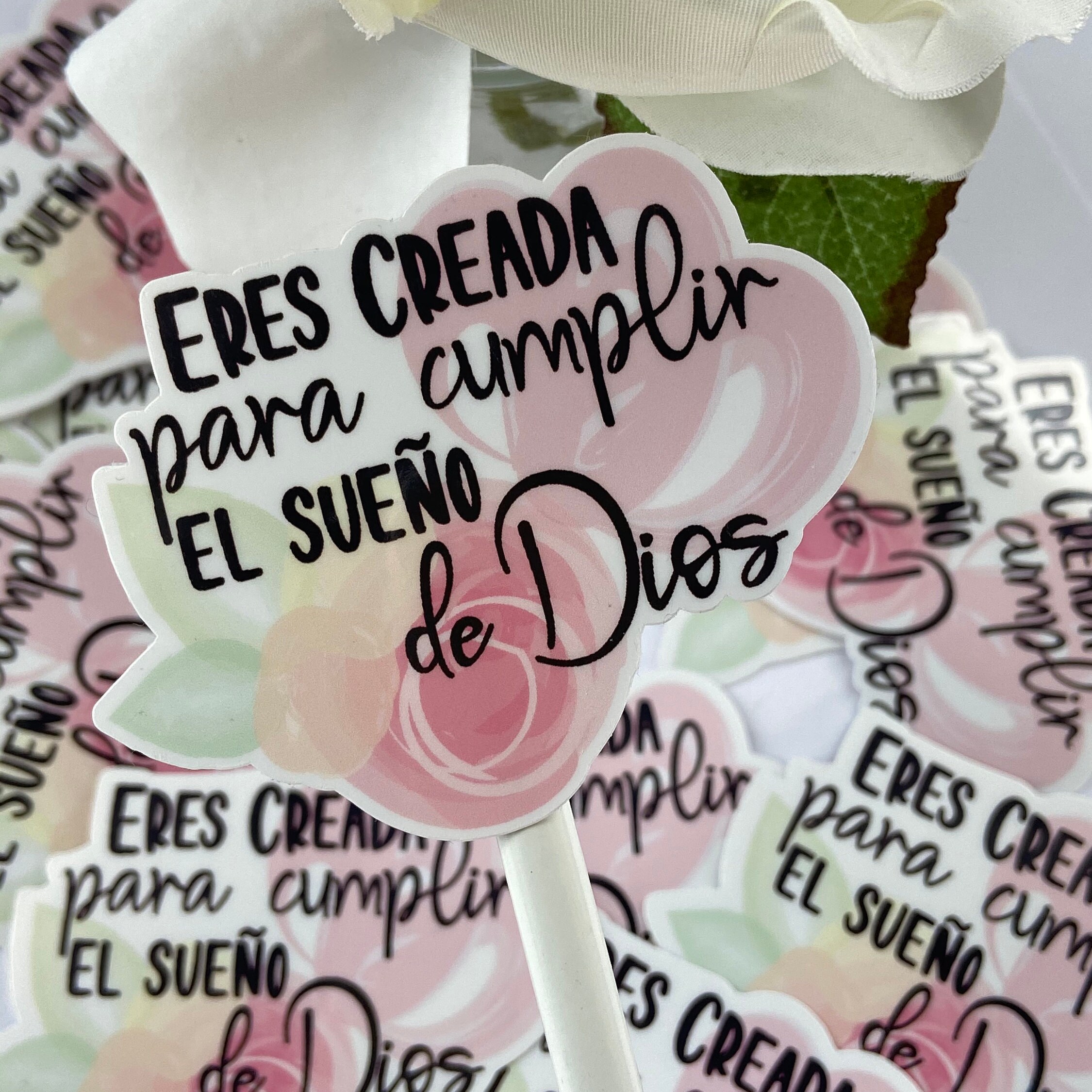 Eres Creada Spanish Sticker I Christian Faith Sticker I Etsy