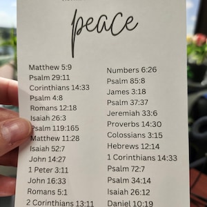 Peace Bible Study Stickers: Christian Planner Stickers