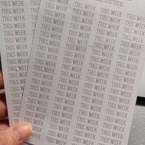 this week stickers Beblessed Stickers