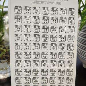 Instagram Icon Planner Stickers Instagram Logo Social Media Planner Stickers Functional Planner Social Media Stickers Beblessed Stickers