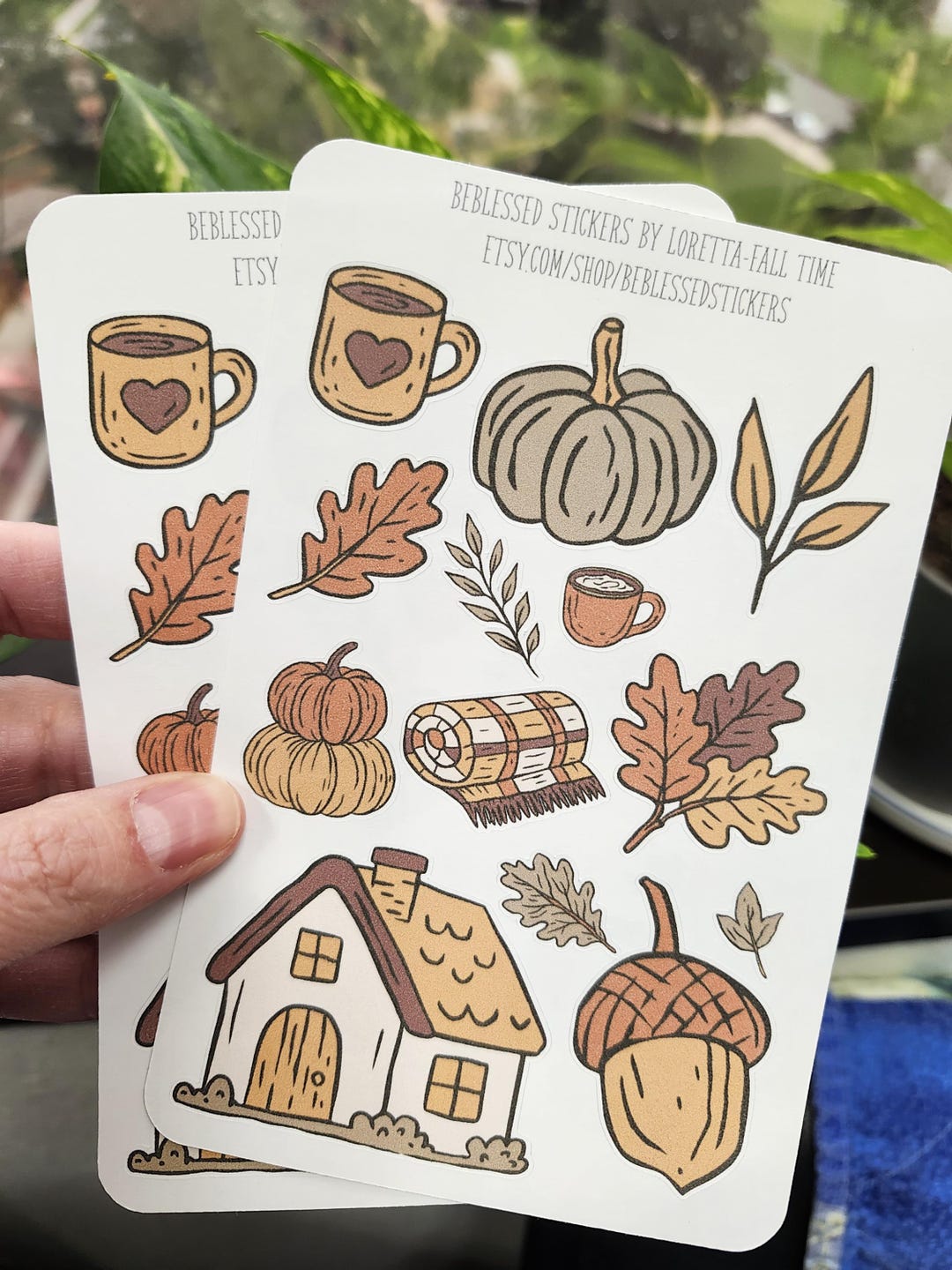 Fall Time Stickers: Beblessed Stickers - Etsy