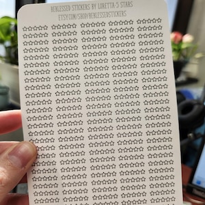 5 stars rating review stickers movie rating book rating restaurant rating Bank Planner Sticker Beblessed Stickers