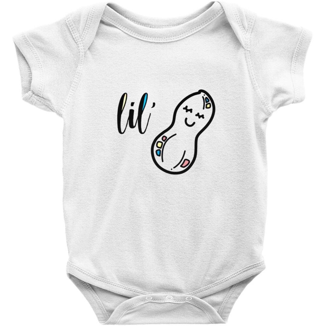 Cute Baby Onsie Little Peanut - Etsy