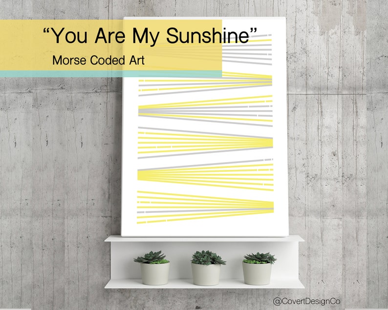 You Are My Sunshine Canvas Wrap Nursery / Kids Room / Wall Etsy