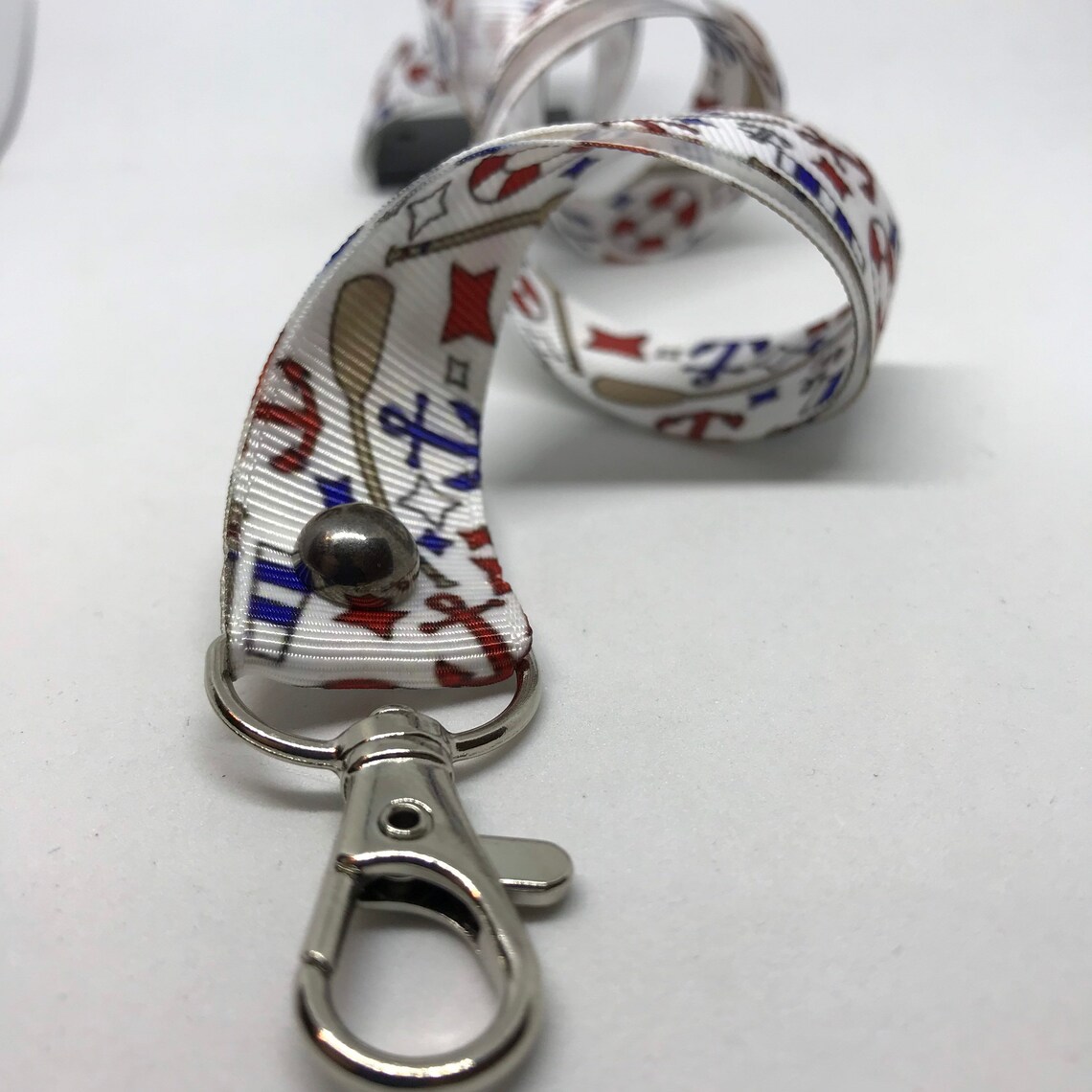 Boat / Sailing inspired lanyard with optional ID holder Etsy