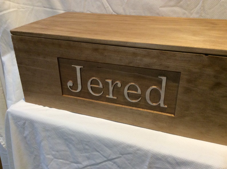 Carved Treasure Box Custom Toy Box Personalized Name Etsy