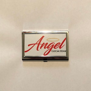 Porta cartão de visita personalizado