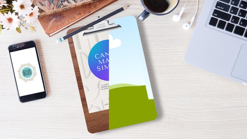 Clipboard Canva Template Mockup Bundle: PLR License included image 4