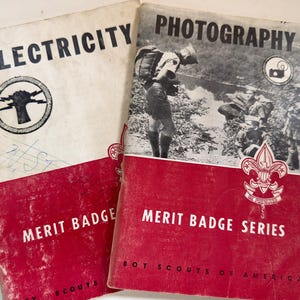 Vintage Merit Badge Series Books | Boy Scouts of America | Scout Skills Handbook Collectible