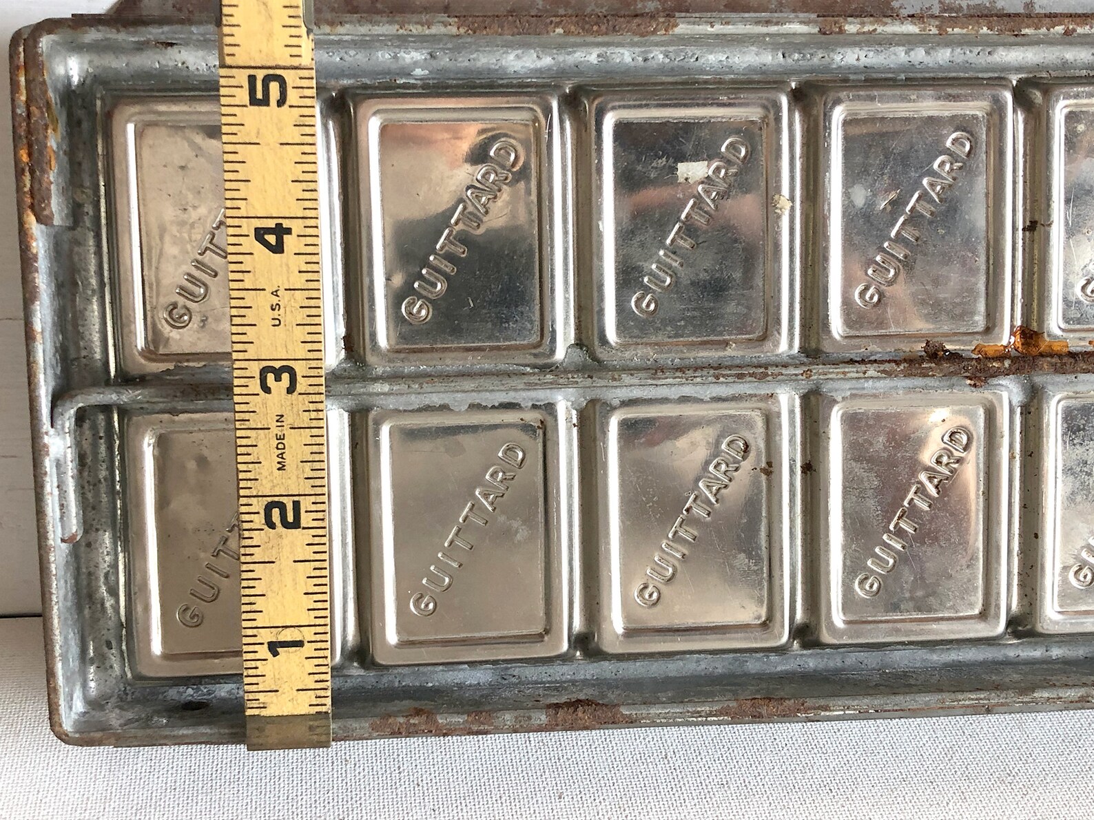 Rare Vintage Guittard Chocolate Candy Bar Mold Embossed Brand Etsy
