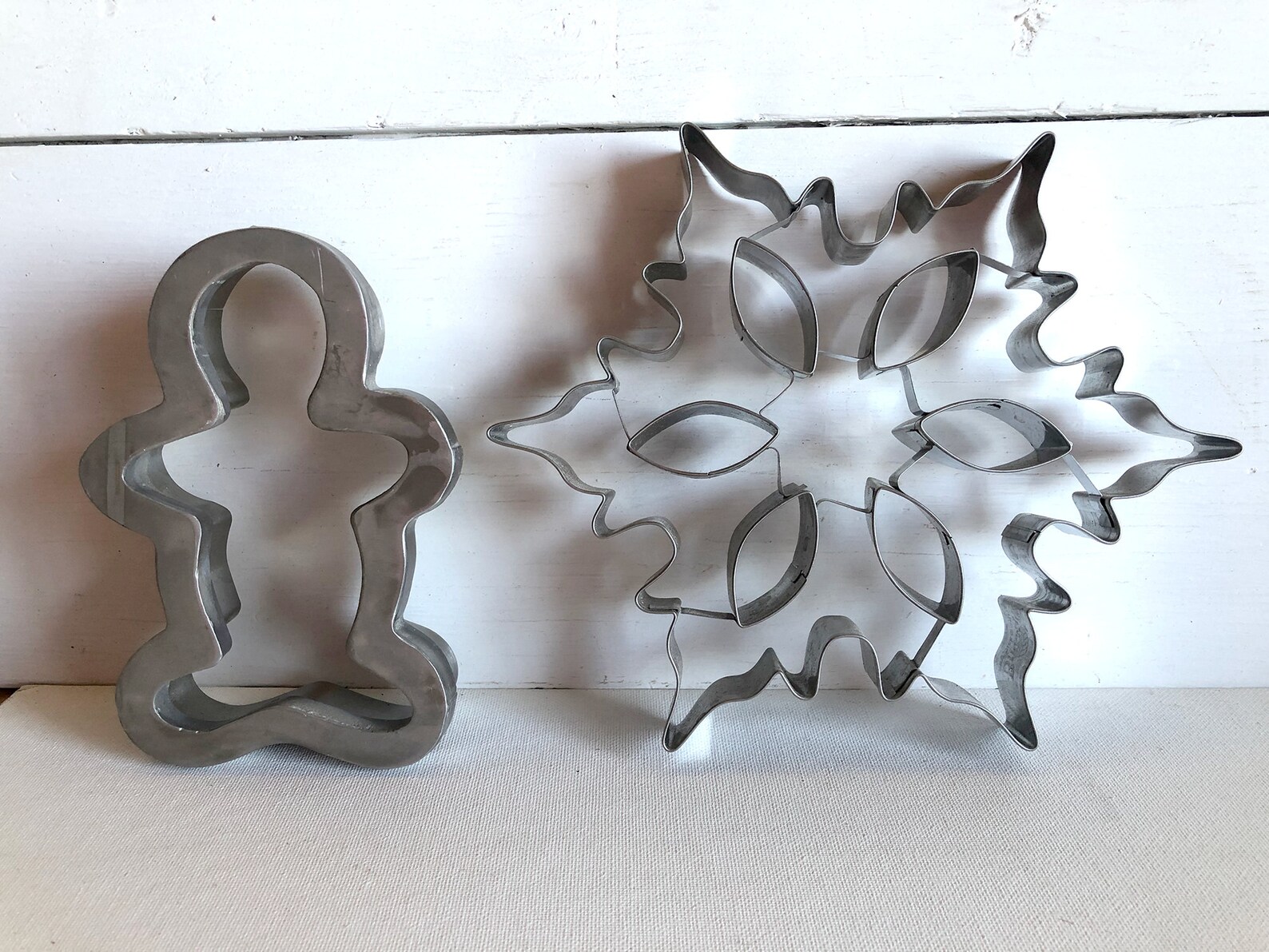 Vintage Metal Christmas Cookie Cutters Gingerbread Man - Etsy