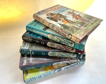 The Happy Hollisters Vintage Book Set: 1950s Illustrated Hardbacks