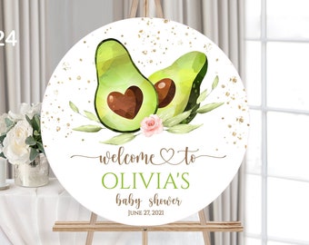 EDITABLE Welcome sign Guacamole Baby showet Set invite Fiesta Baby Shower Invitation Avocado Girl  Cactus Succulent Baby Sprinkle Mexican