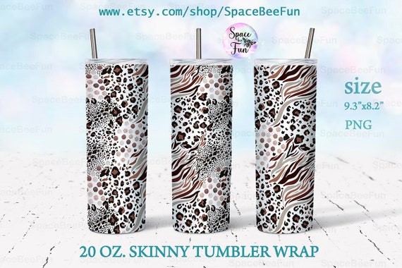 Tumbler Leopard print PNG Tropical Animal Print Cheetah, Seamless Digital File tumbler sublimation 20oz Skinny Tumbler Wraps Templates T21 Il_570xn