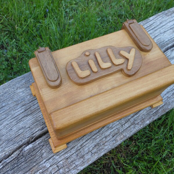 Jewelry box only made to order handcrafted upcycling ringbox Made in Croatia  old wood