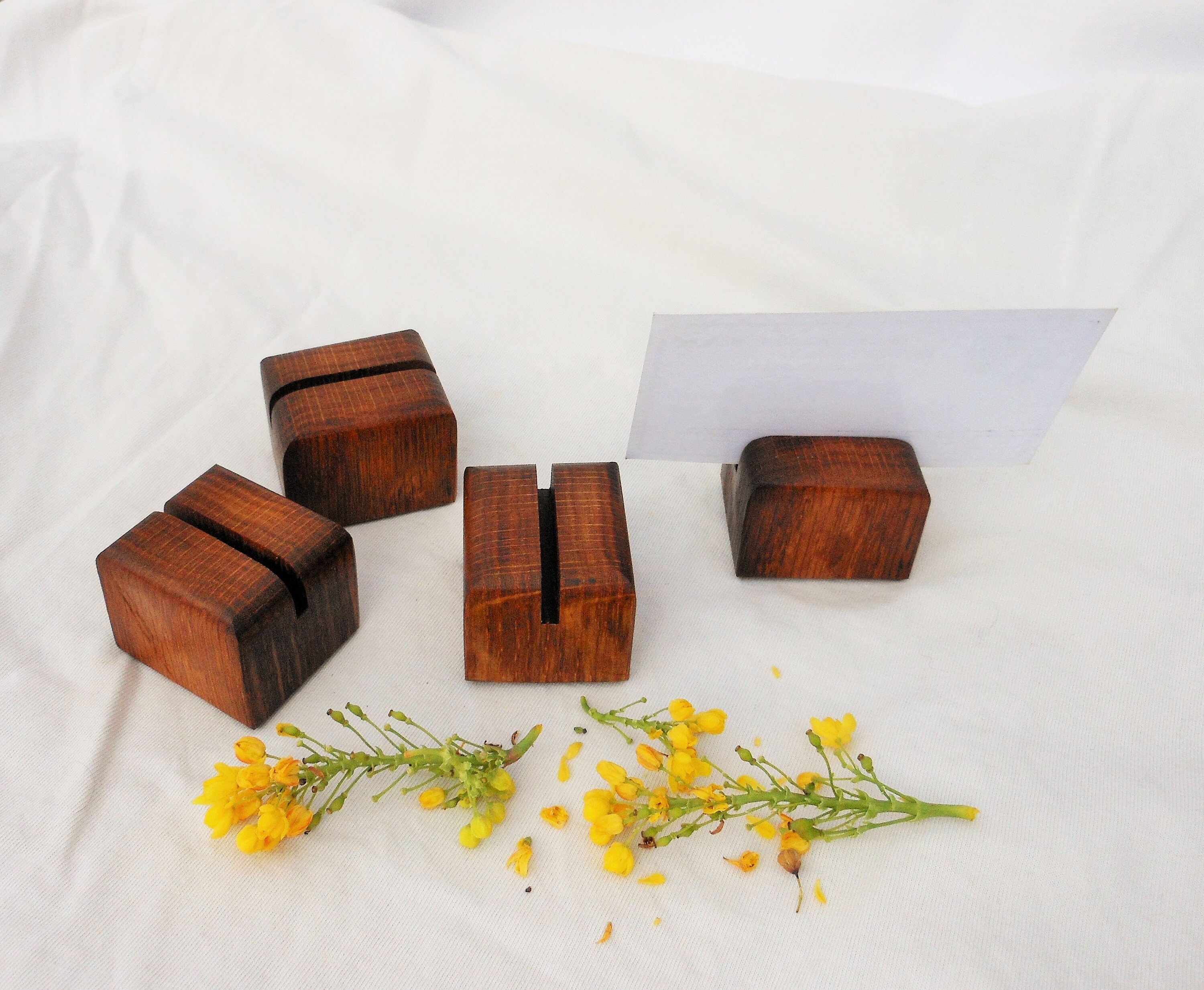 table-card-holder-wood-ancient-oak-place-card-holder-noble-etsy
