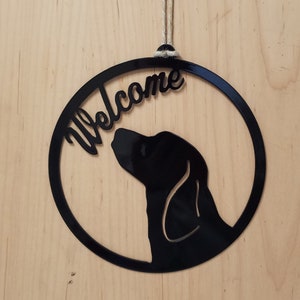 Beagle Welcome Sign Hanger - Etsy