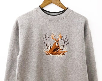 deer sweatshirt mens