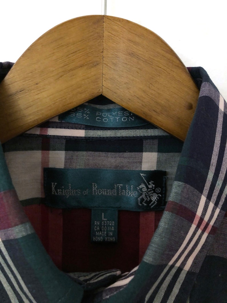 Nice Colorful Crisp Vintage 90s Knights of Round Table Long image 5