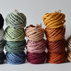 SAMPLE PACK of 4mm Single Strand Coloured Macrame Cord / Macrame Rope / Macrame String
