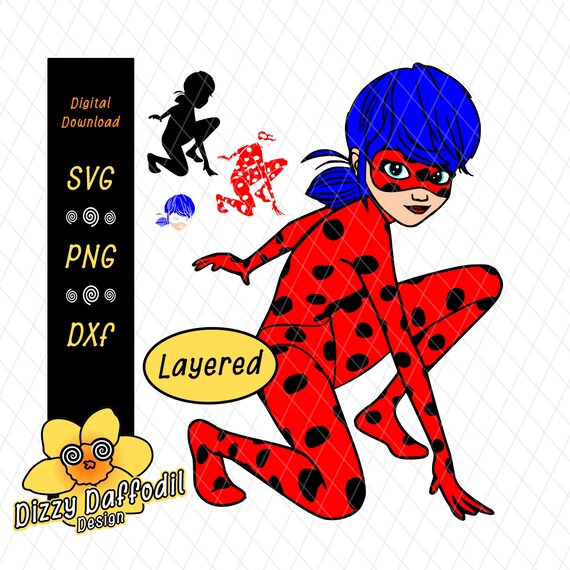 Ladybug Miraculous Svg Dxf Miraculous Cat Noir Layered Hawkmoth The Tales Of Ladybug And Cat Noir