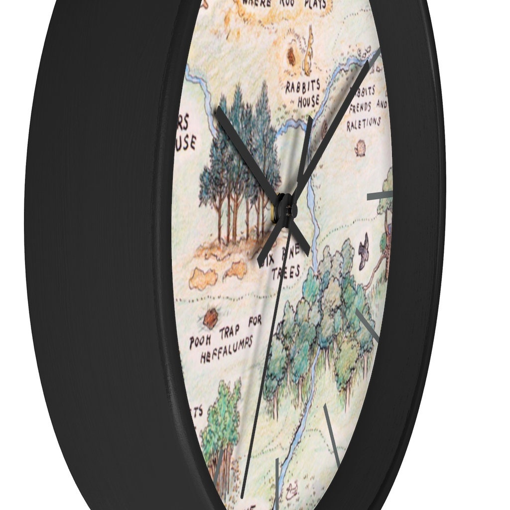 Winnie the Pooh Wall Clock, Winnie the Pooh 100 Acre Wood Clock Pooh