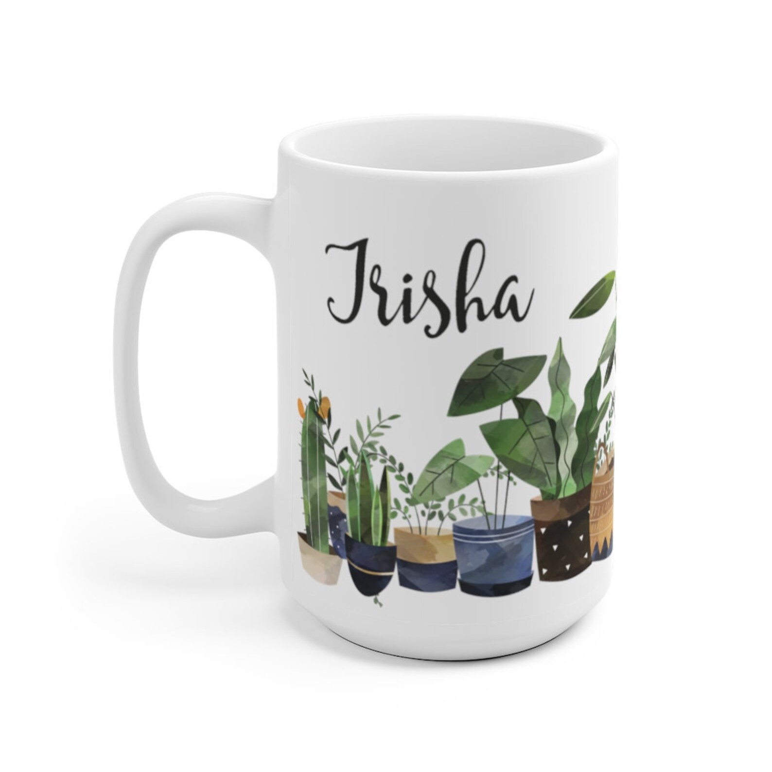 Plant Mug Plant Lover Name Mug Personalized Plant Mug Plant Etsy