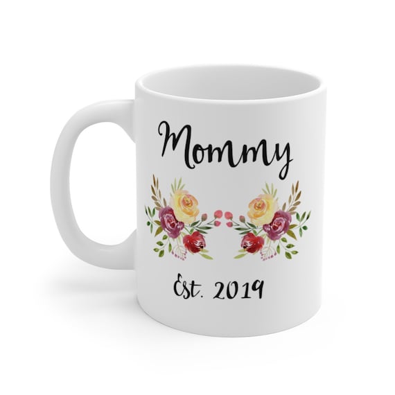 mommy est 2019 mug