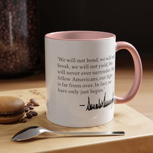 Donald Trump Never Surrender Quote Mug, America 250th Anniversary Mug, America 250th Birthday Mug, Patriotic Mug Gift, 4th of July Mug