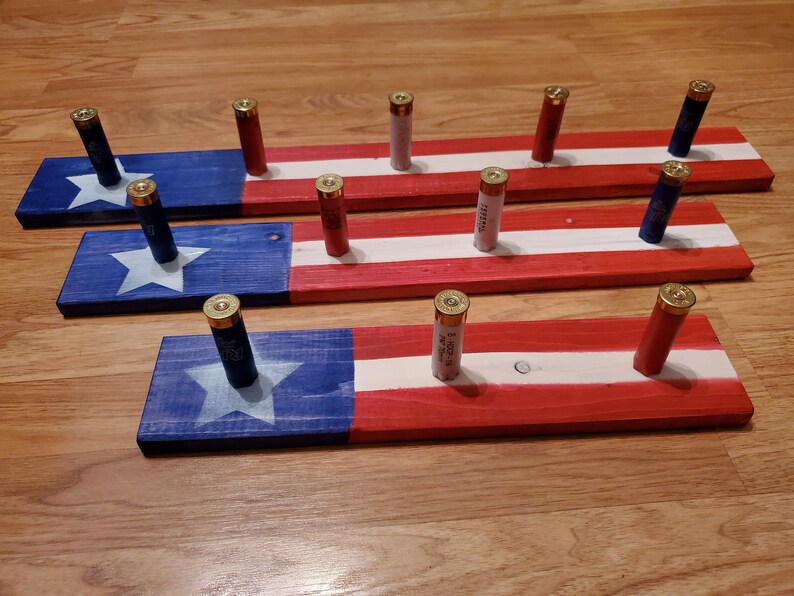 Rustic Peg Hooks Made From 12 Gauge Shot Gun Shells Coat Rack | Etsy