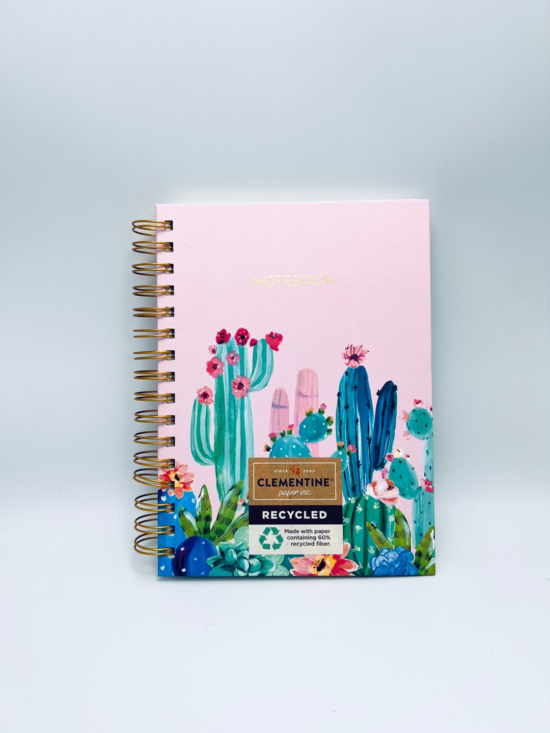 Cactus Flower CLEMENTINE Notebook Journal 8.50L X 6.25W 250 Etsy