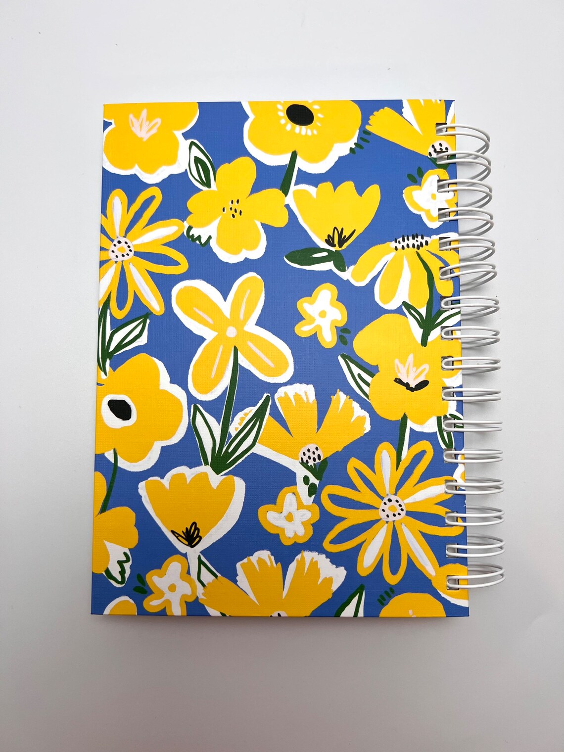 Yellow Flowers MOLLY & REX Notebook Journal, 8.5” L X 6” W, 250 Lined ...