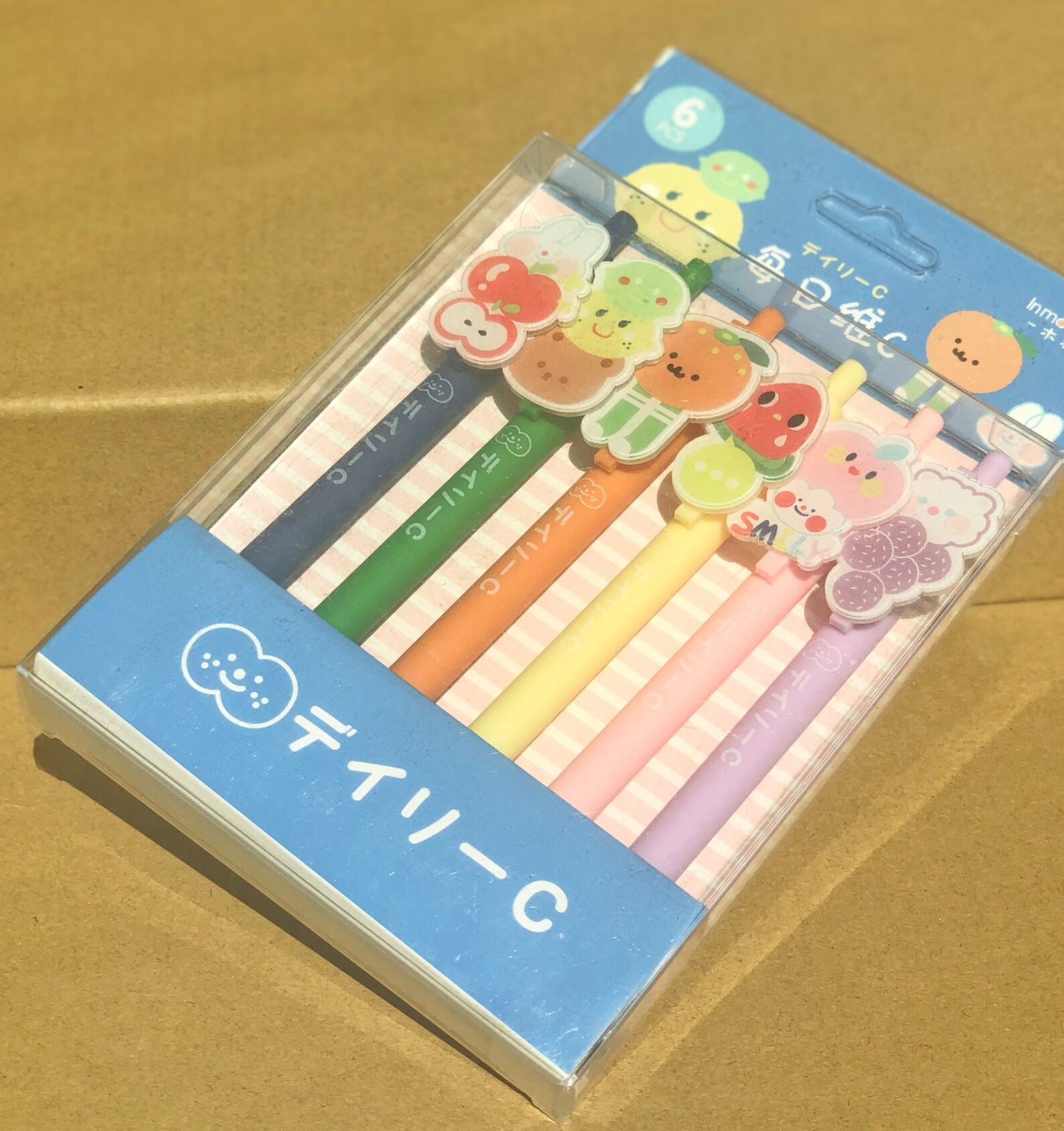 Cute Japanese Stationery Fruit Themed Black Ink Gel Pens 0.5mm Etsy