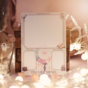 Personalized DnD Session Notes | DnD Notebook | DnD Notepad | D&D Session Notes | DnD Gift | DnD Classes