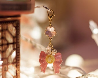 Kawaii Cardcaptor Sakura / Sailor Moon Charm, Cute Anime Dust Plug, USB C, iPhone Dust Plug, kindle charm, Cute Cellphone Charm, Cute Gift