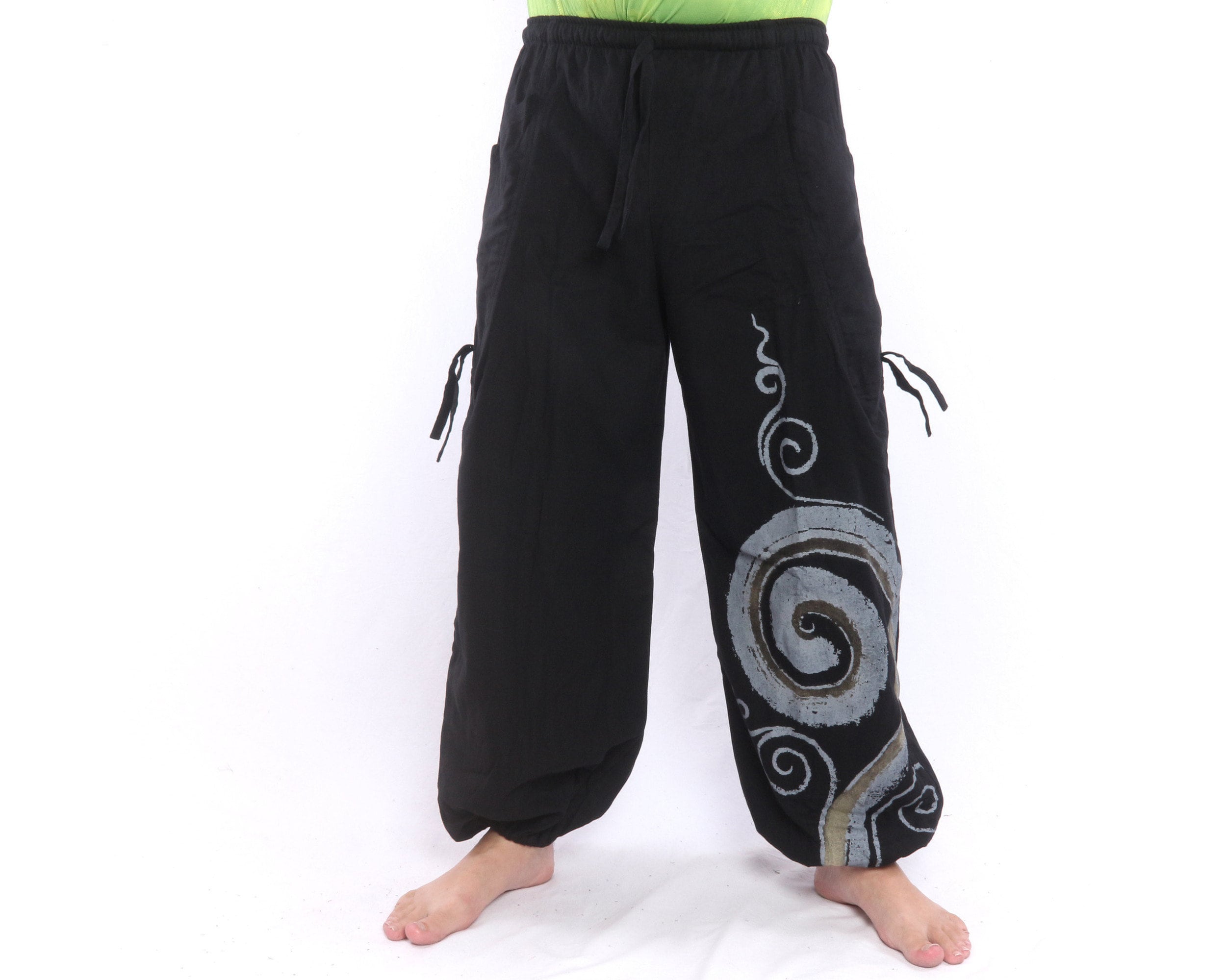 Harem Pants, Boho Festival Buddha Pants, Yoga Pants, Flow Pants