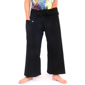 Pantalones Harem de algodón con correas de tobillo, pantalones de yoga  tailandés, pantalones de elefante, pantalones bordados, pantalones unisex,  hippie, ropa boho, pantalón de entrepierna baja -  España