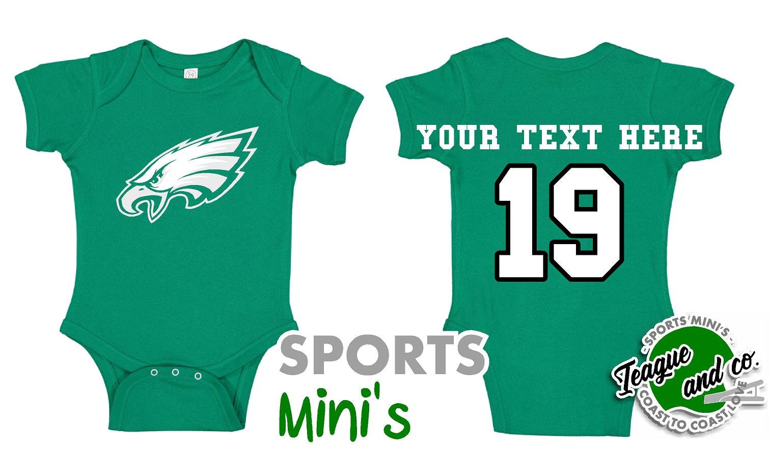 custom toddler eagles jersey