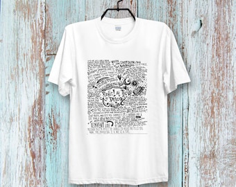 Panic At The Disco Rock Band Lyrics Collage Quote Unisex Jumper Sweatshirt Top