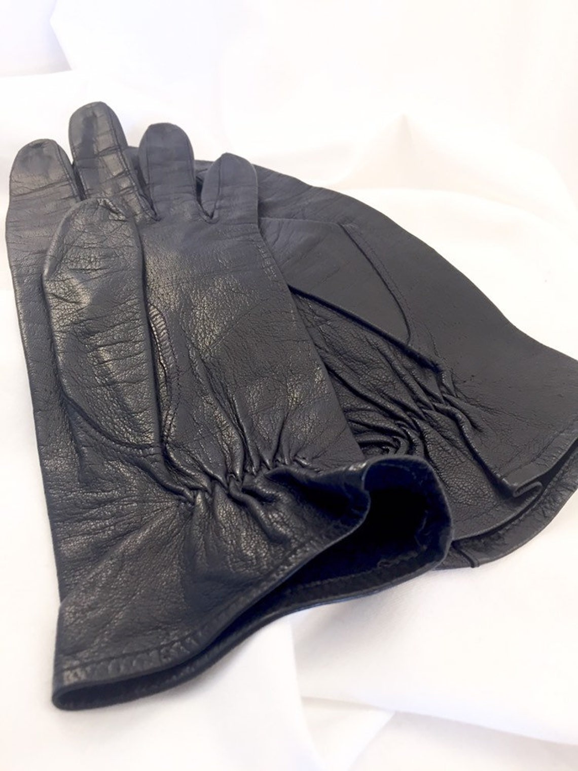 Vintage ladies leather gloves retro driving gloves 60s Etsy