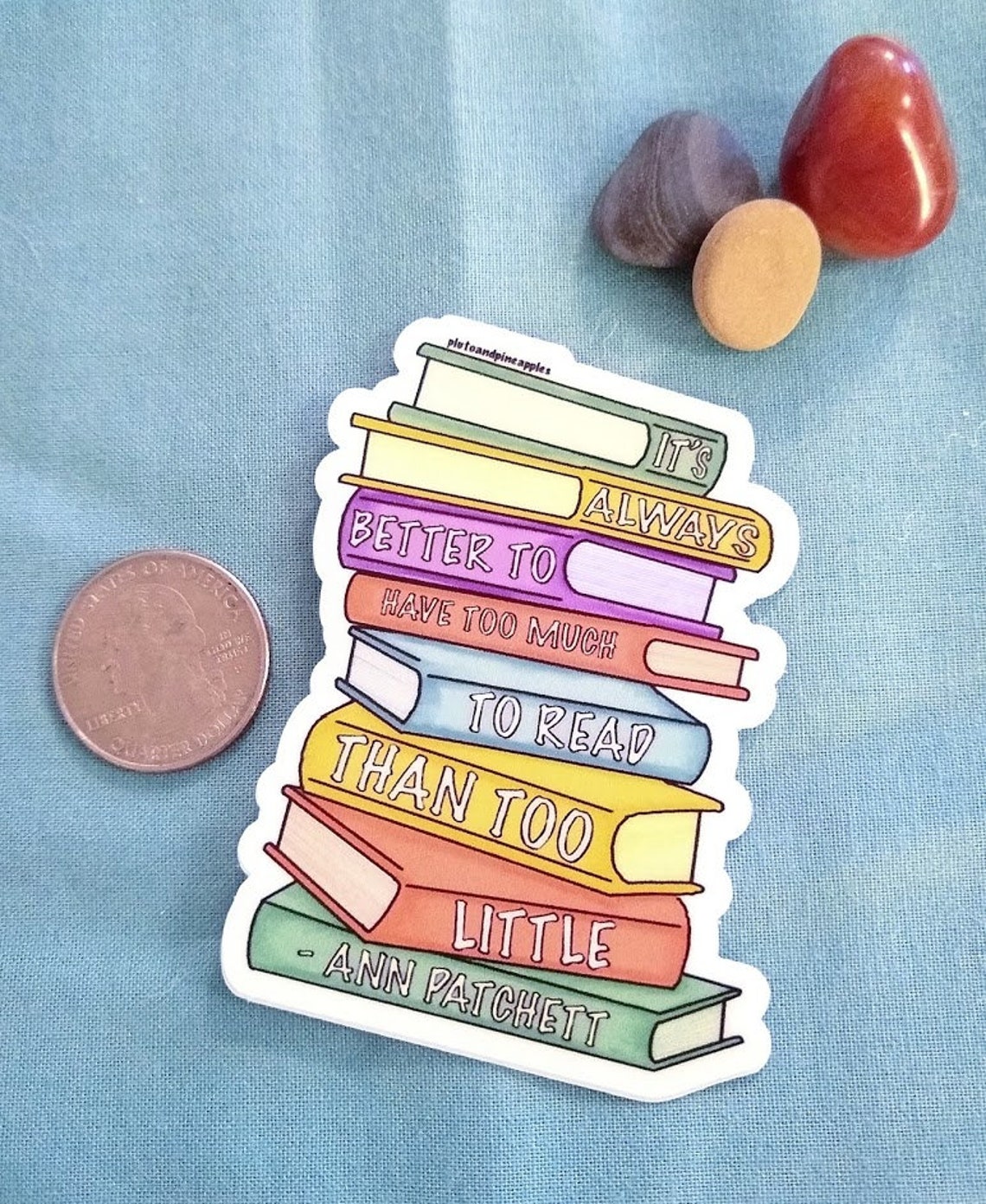 Book Quote Sticker Reading Sticker Book Lover Sticker - Etsy