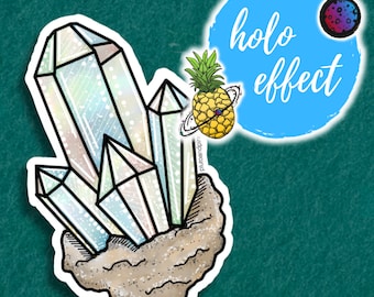 LAST CHANCE Holographic Diamond Sticker | April Birthstone Vinyl Decal
