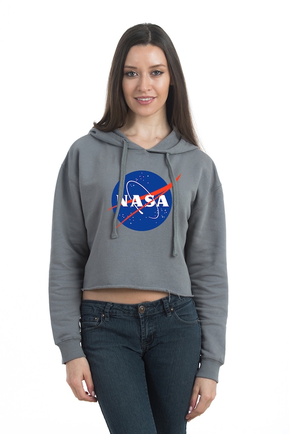 nasa crop top sweatshirt