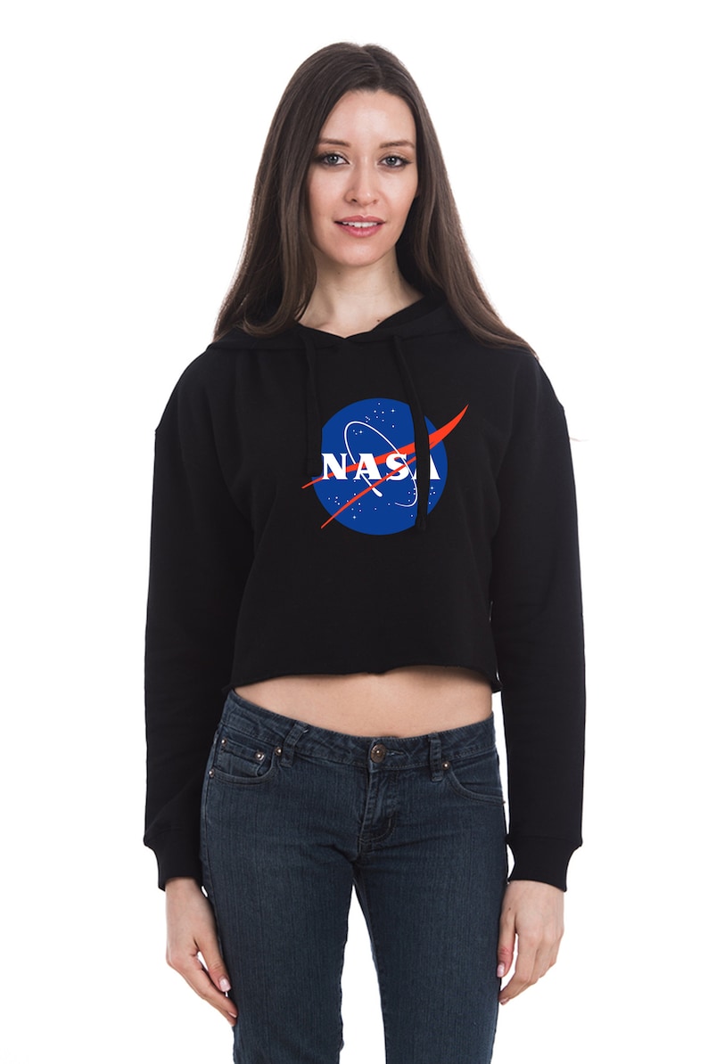 nasa crop top sweatshirt