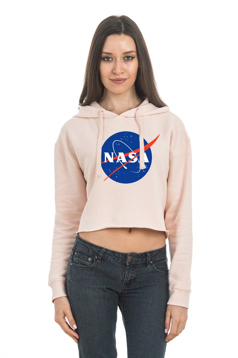nasa crop top sweatshirt